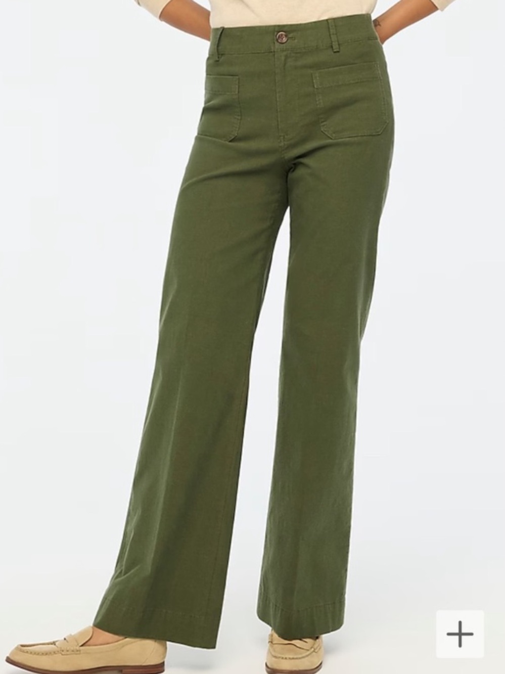 J. Crew Lizzie Wide Leg Pants